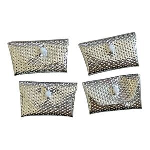 Barbie Doll Silver Dimple Clutch Purse Pocketbook Accessories Vintage 1960s